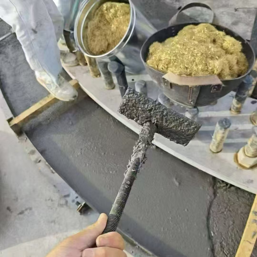 穆棱C120钢纤维高强无收灌浆料 轧机压缩机汽轮机发电机锻压设备底座灌浆材料